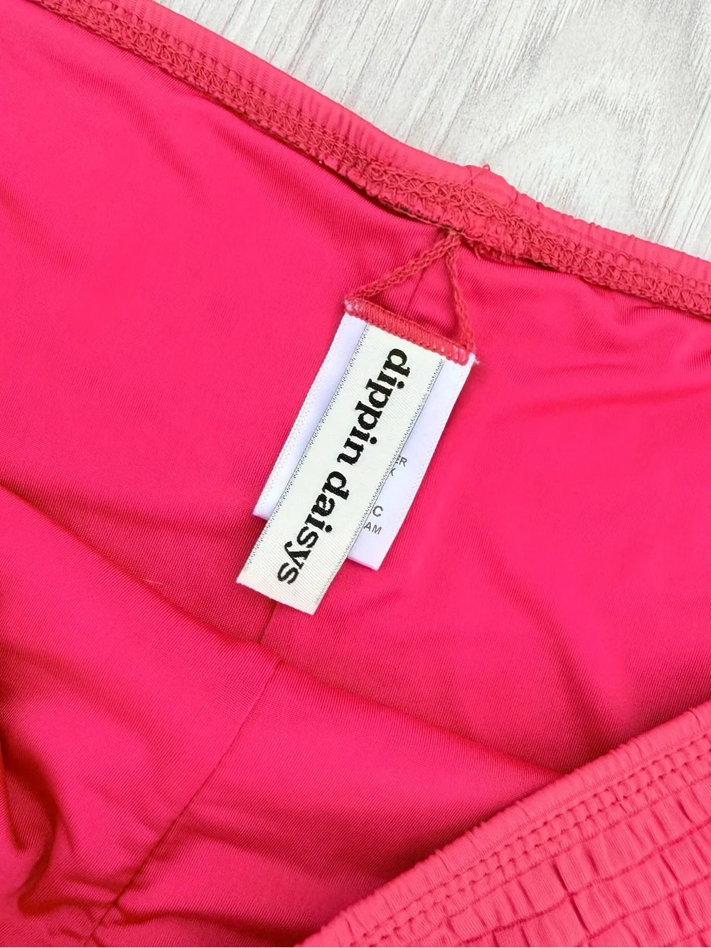 Dippin' Daisy's Luisa Red Textured Swim Shorts